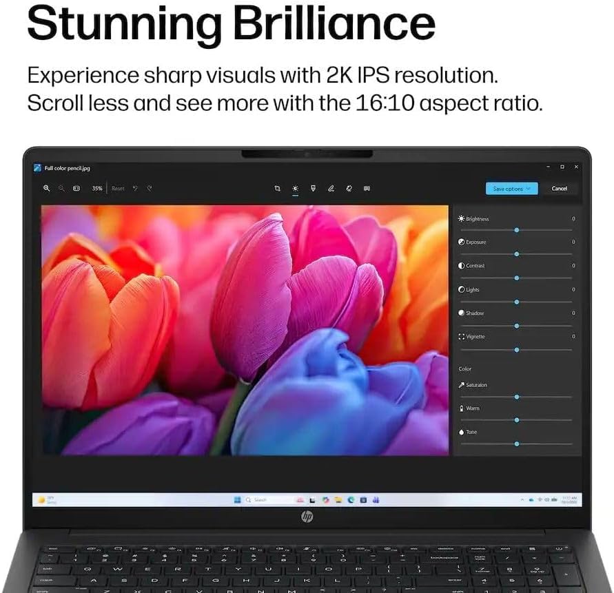 HP OmniBook 16" 2K Touchscreen Business Laptop | 12-Core Intel Core Ultra 7 Processor (Up to 5.2GHz) | 32GB DDR5 RAM | 1TB PCIe SSD | WUXGA (1920 x 1200) IPS Display | Wi-Fi 7 | Windows 11