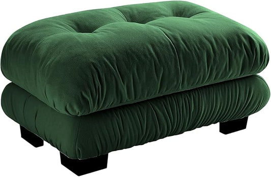 Green Ottoman for Modular Sectional Sofa, Single Sofa, Ottoman Seat for Convertible Sectional, Chenille Sofa Couch for Living Room, Bedroom, Apartment