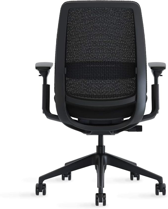 Steelcase Series 2 Office Chair, Graphite Frame, Cogent Connect Lagoon, Hard Floor Casters