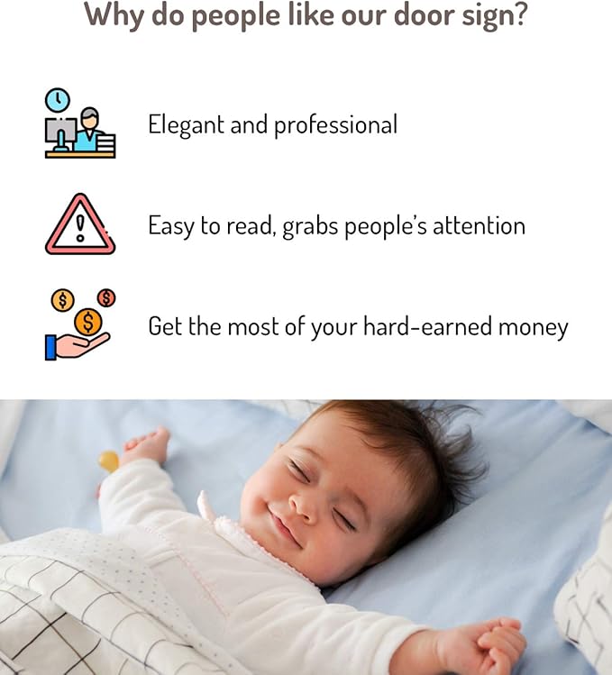 Do Not Disturb Door Hanger Sign, 2 Pack (Printed on Both Sides), 9.3″x3.5″PVC Plastic, Please Do Not Disturb Sign for Home, Office, Hotel, Bathroom, Bedroom, Pumping, Breastfeeding, Therapists, Clinic