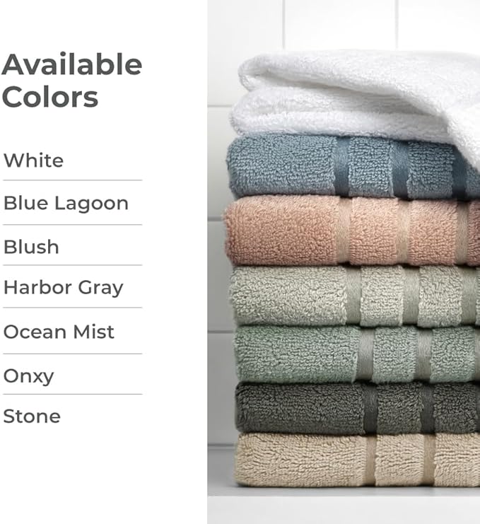 Cariloha Hand Towel | Onyx | 16"x24" | Turkish Cotton & Viscose Material Blend | Extra Smooth, Odor Resistant and Highly Absorbent