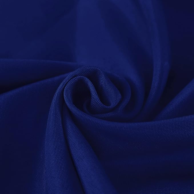 6 Pack Royal Blue Tablecloth 60 x 120 Inch Table Cloth for 8 Foot Rectangle Tables, Wrinkle Resistant Washable Polyester Fabric Table Covers for Party, Wedding,Dining,and Banquet