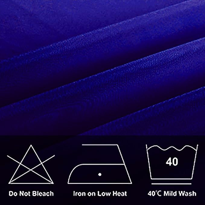 6 Pack Royal Blue Round Tablecloths 108 Inches Table Cloth Stain and Wrinkle Resistant Washable Polyester Table Cover Fabric for Party, Wedding,Dining,and Banquet Decoration