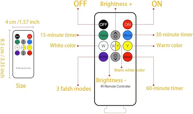 Bird Table Lamp with Remote & Touch Control | 3 Color Temperature & 3-Level Brightness Adjustable Night Light | Rechargeable Cordless Bedside Lamp for Bedroom Office Dorm | Timer & Bird Lover Gifts