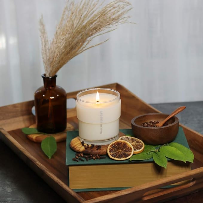 APOTHIA - Soul Candle | Mahogany & African Ginger | Award Winning Scented Candles with Premium Soy Wax Blend | 60 Hour Long Burning | 9 oz | Small Batches for Luxury Quality