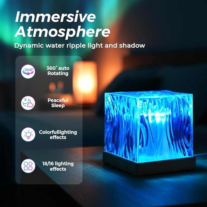 Northern Dreamscape Projector, 2026 New16 Color Aurora Light Projector, Mood Lighting for Bedroom, Perfect Christmas Gifts for Teens, Aurora Lamp for Decoration (Remote Control)