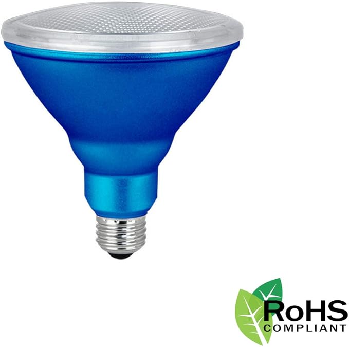 Xtricity LED PAR38 Blue Flood Light Bulbs, 7W, (40W Equivalent), Waterproof, Indoor/Outdoor, E26 Medium Base, Blue Flood Lights Outdoor/Indoor 120V, RoHS Listed, Blue (1 Pack)