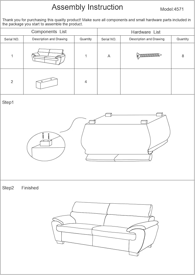 Blackjack Furniture 4571 Veal Collection Genuine Leather Couch for Living Room, Elegant Modern Design with Adjustable Headrests and Durable Wood Frame, Sofa, 86", Gray