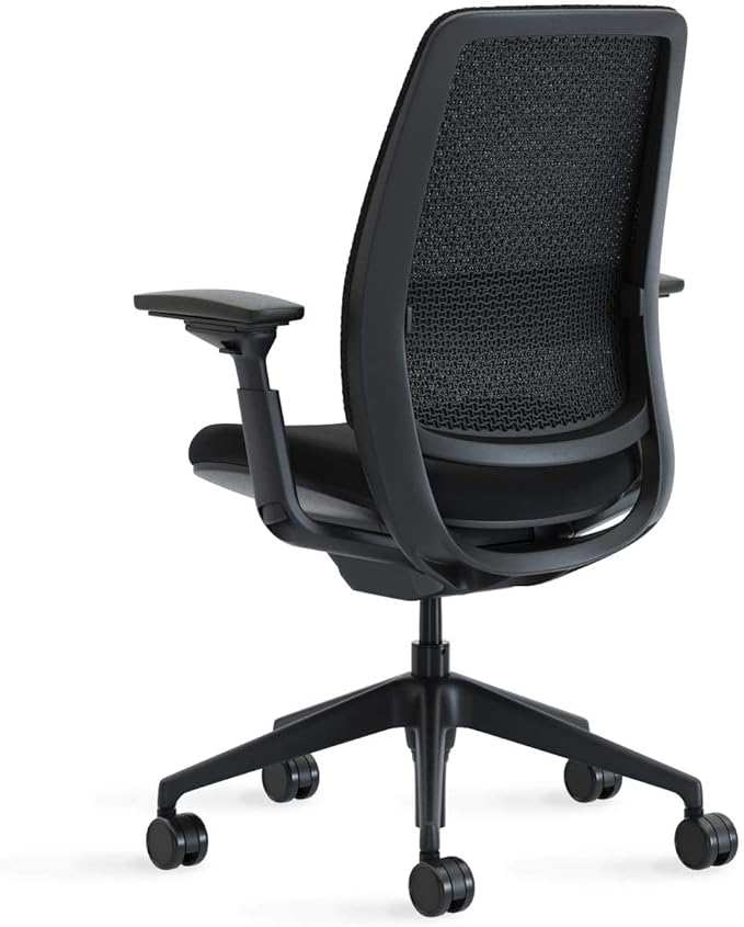 Steelcase Series 2 Office Chair, Graphite Frame, Cogent Connect Nickel