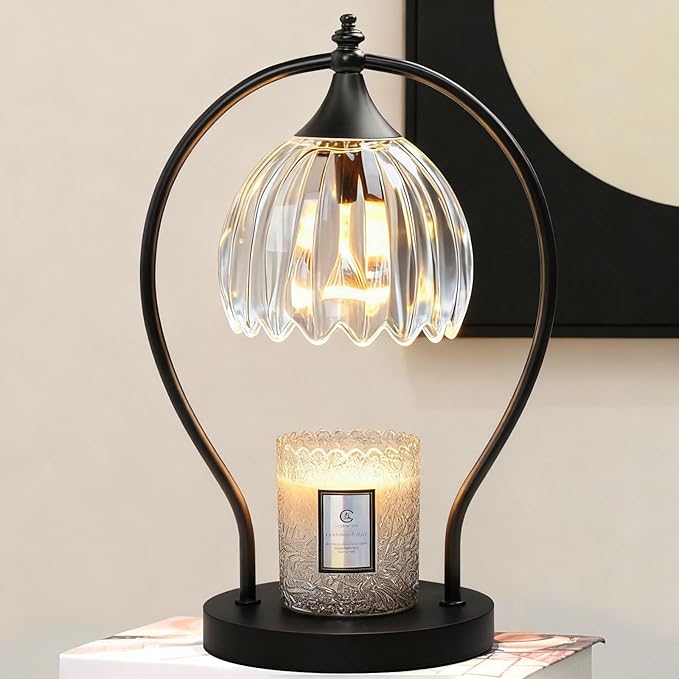 Candle Warmer Lamp with Timer Dimmer - Candle Warmer for Jar Candles - Plug in Wax Melt Warmer Unique Birthday Gifts for Women Mom House Warming Gifts New Home Room Decor