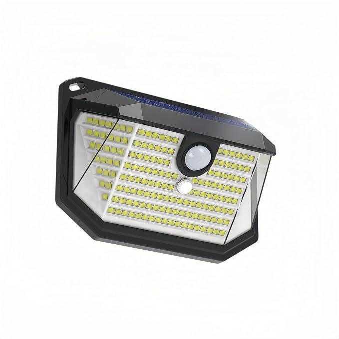 Solar Lights Outdoor 178 LED Lights with Light Reflector and 3 Lighting Modes, Motion Sensor Wall Light, IP65 Water Resistant, Solar Powered for Garden Courtyard