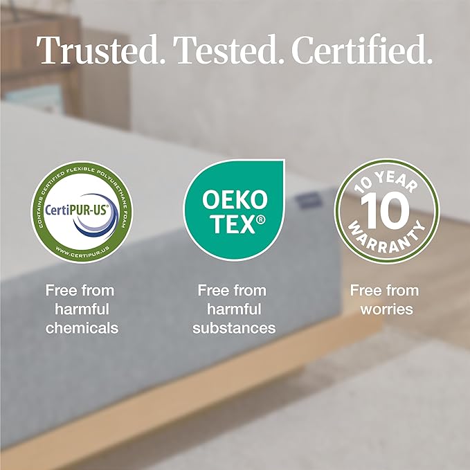 LIFEMENT Basic Full Graphite Infused Memory Foam Mattress in a Box | Medium Firm Bed, Fiberglass Free, CertiPUR-US Certified Foam, Cooling Comfort & Support, 10 Inch