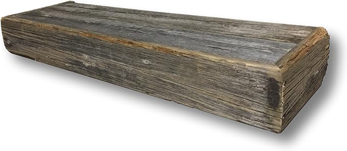 Red River Rustics | Barnwood Floating Shelf Rustic Home Decor | Farmhouse Wall Shelf for Home, Kitchen, or Bathroom