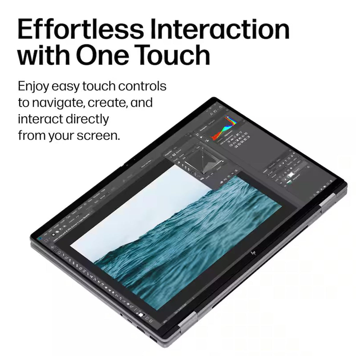 HP OmniBook X Flip Laptop 2-in-1, 16" 2K OLED Touchscreen, Ryzen AI 5 430
