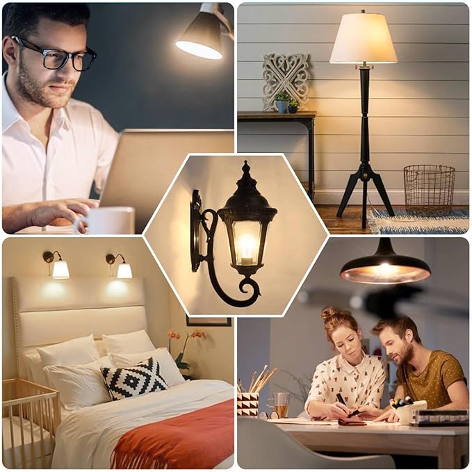 LED Light Bulbs 100W Equivalent 1500 Lumens, A19 13W 3000K Soft White Non-Dimmable, Super Bright No Flicker Standard E26 Edison Screw Bulbs for Home, Bedroom, Office Lamp, 12-Pack