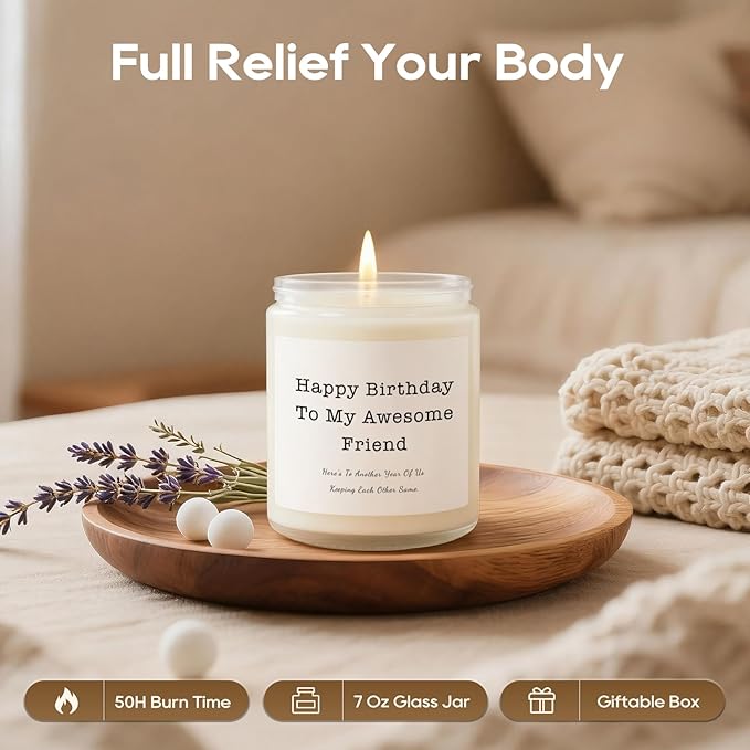 Gifts for Mom, Birthday Gifts for Women, Unique Christmas Thanksgiving Gift for Mom from Daughter Son, Funny Candles with Replaceable Stickers Gift Ideas for Moms, Womens, Wife, Her