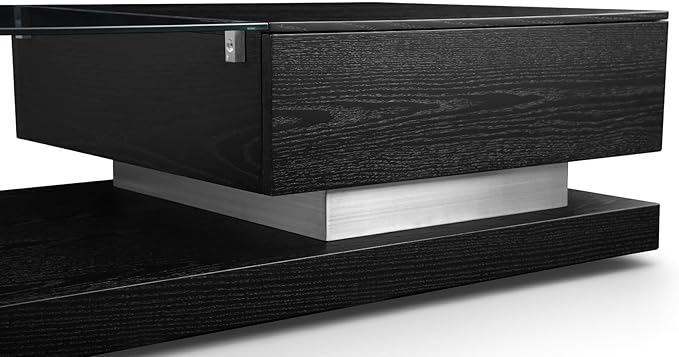 Modern Etta Black Oak Coffee Table