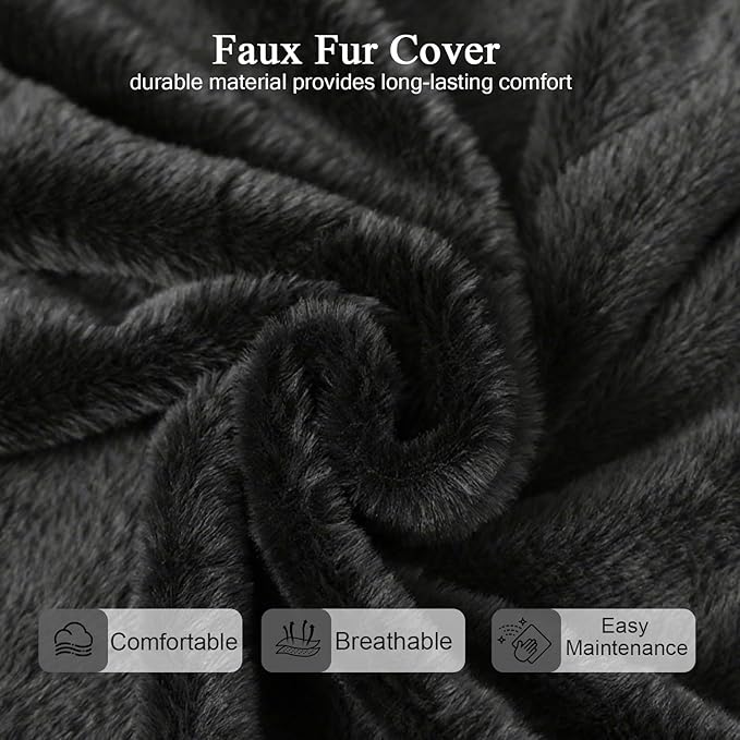 COMAX 4-in-1 Futon Sofa Bed, Queen Size Foldable Couch with L-Shaped Armrests, Convertible Sleeper Chair Bed, Comfortable Lounge Mattress for Living Room and Bedroom, Dark Black