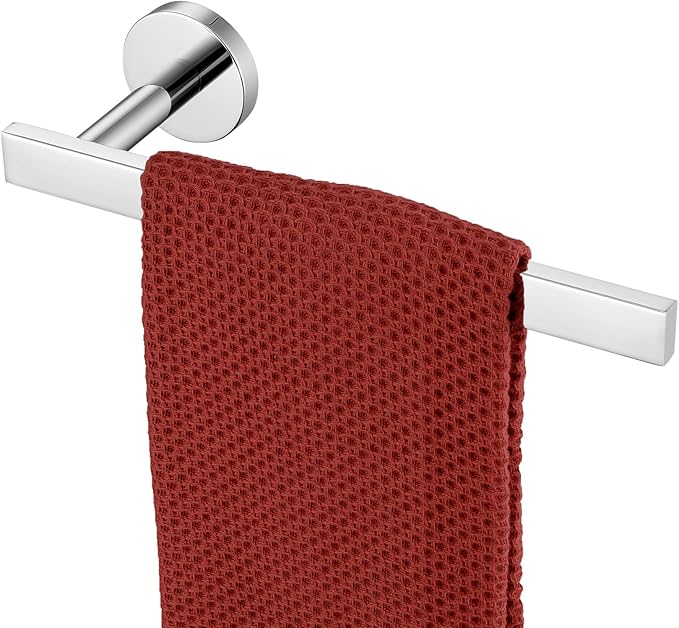 Bath Towel Rings Polished Chrome Bathroom Towel Holder Modern Small Hand Towel Bars Stainless Steel Wall Mounted AN3001CH