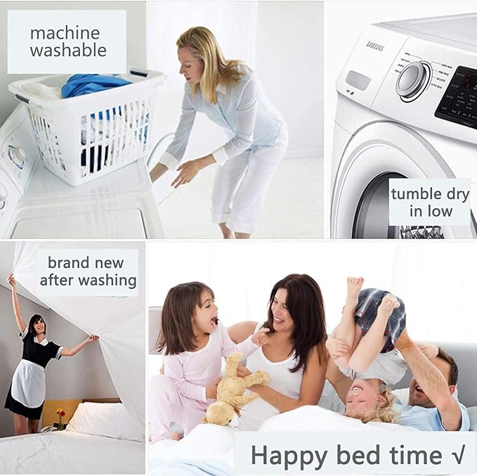 EASELAND California King Down Alternative Comforter - Quilted Duvet Insert for All Seasons, Soft Lightweight with Corner Tabs, Summer Winter Warm Bedding, Pink 96x104 Inches