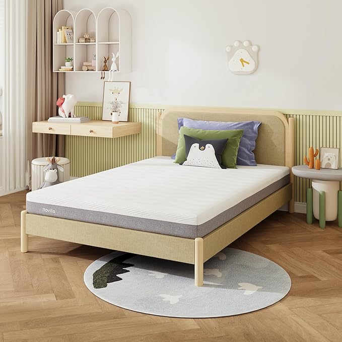 Novilla Full Size Mattress, 8-Inch Gel Memory Foam Mattress for Pressure Relief, Enhanced Support & Plush Comfort, Full Bed in a Box, Bliss