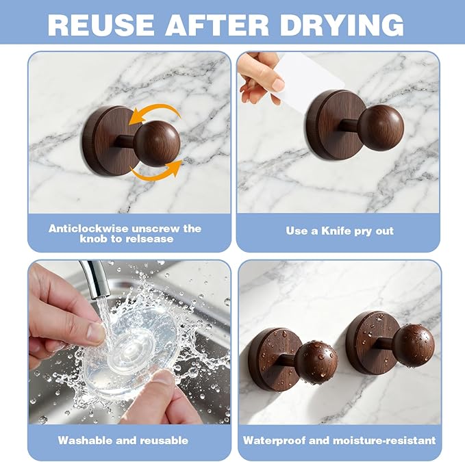 Wreath Hangers for Front Door,Suction Cup Hooks for Shower,Removable No-drill Suction Cup Hook for Door Wreaths/Glass Window/kitchen,Ideal for Holiday/Christmas Door Decoration(2 pcs-4 suction cups)