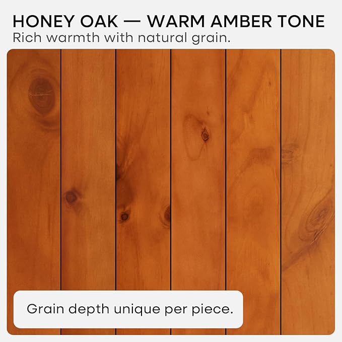 Homeforia 12 inch Oak Floating Shelf, High End Solid Real Wood 12inch Small Floating Shelves for Wall Mounted, Honey Oak Wooden 12in Floating Shelves, Heavy Duty Bracket, 12 X 6.5 X 1.75 in, Set of 3