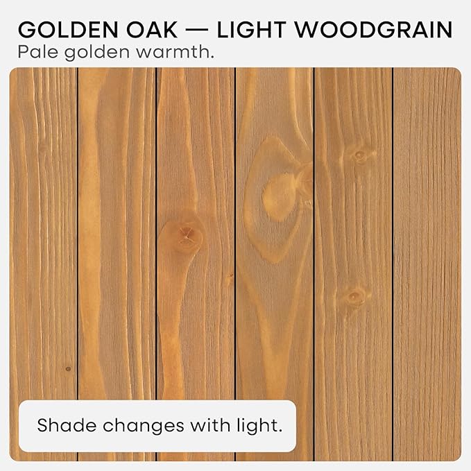 Homeforia 12 inch Golden Oak Floating Shelf, High End Solid Real Wood 12inch Small Floating Shelves for Wall Mounted, Oak Wooden 12in Floating Shelves, Heavy Duty Bracket, 12 X 6.5 X 1.75 in, Set of 2