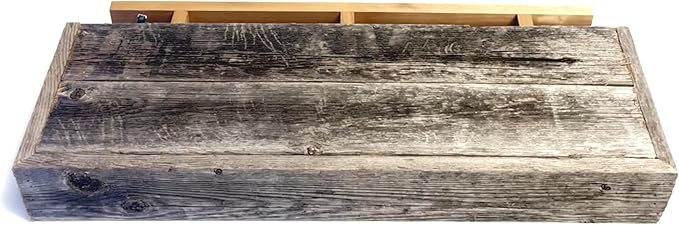 Red River Rustics | Barnwood Floating Shelf Rustic Home Decor | Farmhouse Wall Shelf for Home, Kitchen, or Bathroom