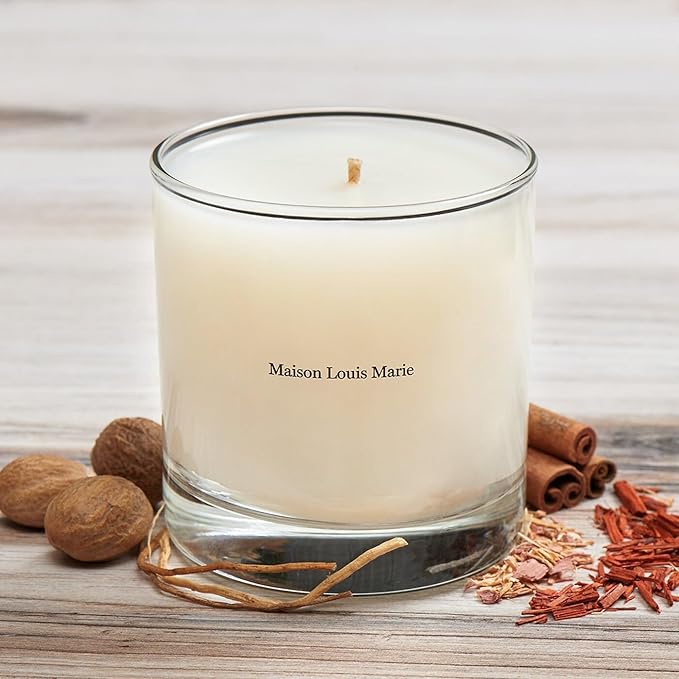 Maison Louis Marie - No.04 Bois de Balincourt Soy Wax Candle | Luxury Fragrances for a Modern World (8.5 oz | 240 g)