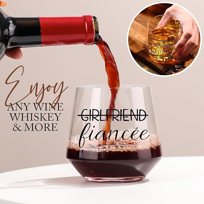 Christmas Engagement Gifts for Couples - Cool Engagement Gifts for Her, Fiance&Fiancee Gift for Her,Him,Women,Couples Newly Engaged Unique