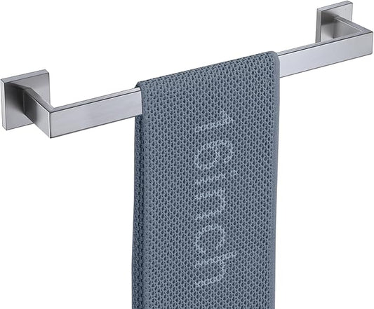 LANC 16-Inche Hand Towel Bars for Bathroom Wall Mounted, Total-18 Brushed Nickel Bath Towel Racks Stainless Steel Towel Rods for Toilet Kitchen Towel Holder Towel Hanger, A8804BN-4P1