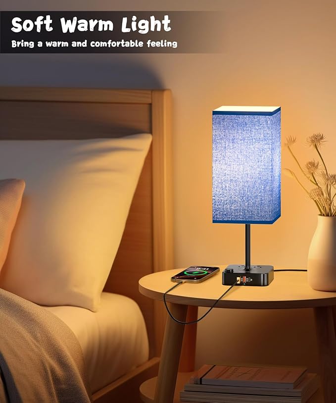 Smart Mood Lighting RGB Color Changing Desk Lamp w/16 Million Hues,Stepless Dimmable Warm-Cool White + Music Sync | Touch & App Control Bedside Nightstand Light for Gaming,Home Office,Bedtime Routines