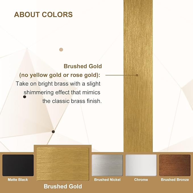 ANDY STAR 20"x30" Brushed Gold Pivot Mirror for Bathroom, Brass Metal Frame Bathroom Mirrors for Wall，Rectangle Titling Vanity Wall Mirror with Rounded Corner Design Hangs Vertically Only