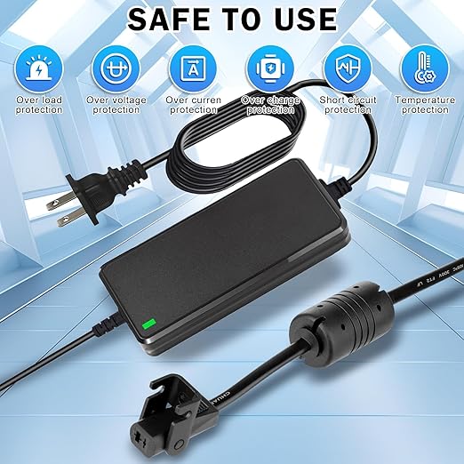 Universal Recliner Power Supply - AC/DC Switching Adapter, 2-Pin 29V 2A Compatible for Sofa or Lift Chair