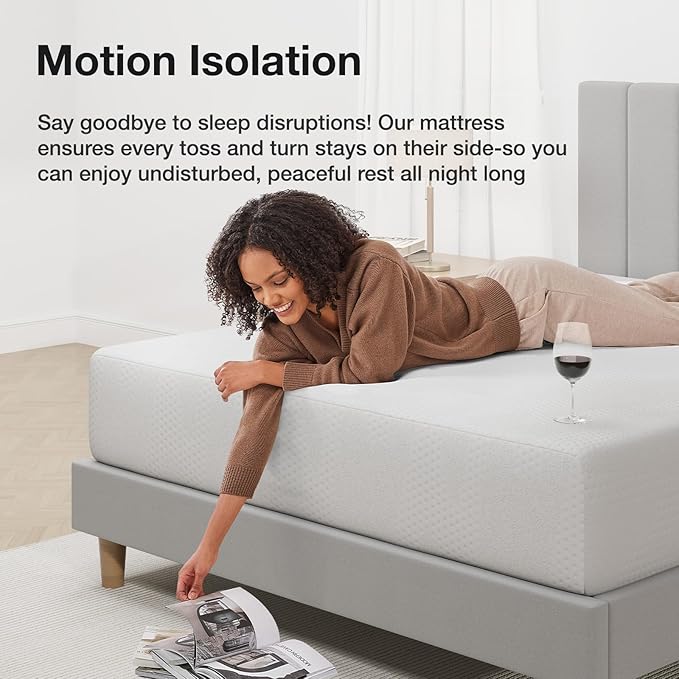 Novilla King Size Mattress, 12 inch King Mattress in a Box, Gel Memory Foam Mattresses for Cooling Night Sleep, Comfort Support and Pressure Relief, CertiPUR-US Certified