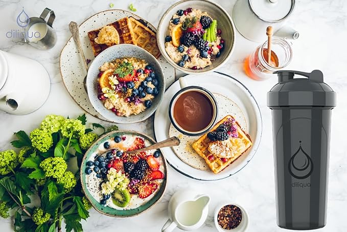 6 PACK, Shaker Bottles with Wire Whisks for Protein Mixes | Leakproof Blender Shaker Bottle Pack | BPA-Free & Dishwasher Safe | 6 24 oz shaker bottles | Shaker Cups for shakes