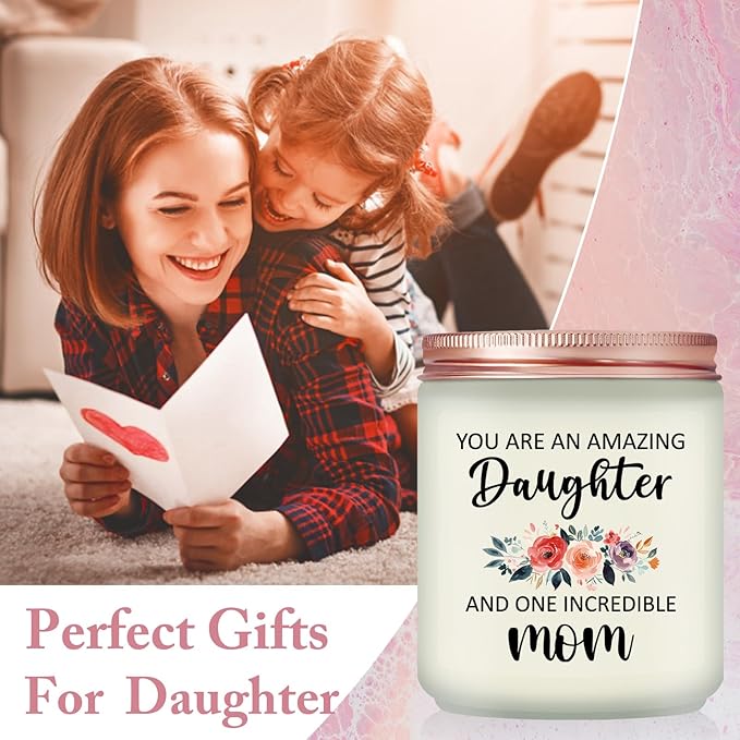 Daughter Gifts from Mom Dad - Daughter Birthday Gifts - Christmas Mothers Day Gift for Daughter - Lavender Scented Candle
