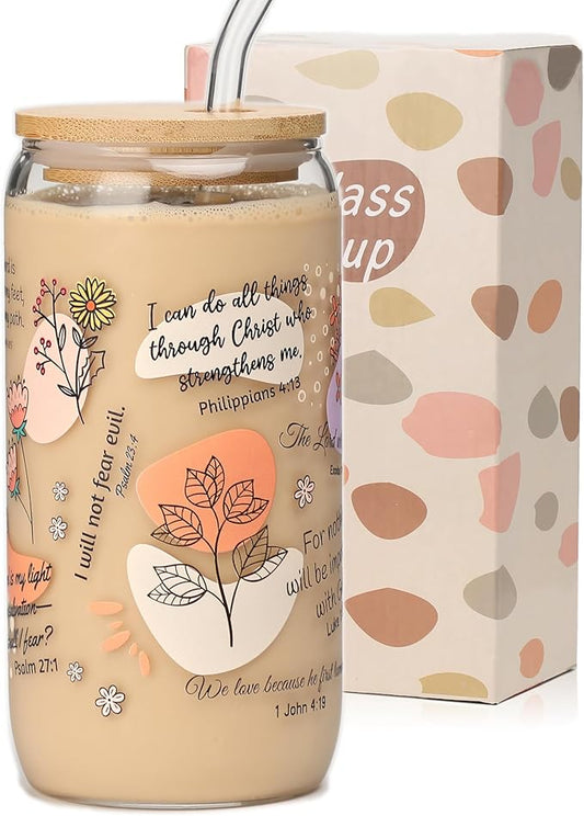Bible Verse Coffee Mugs, Christian Gifts For Women, Christian Coffee Cups, My Daily Bible Affirmations Tumbler, Inspirational Religious Birthday Gift, Christmas Gift for Mom Wife Sister Friends