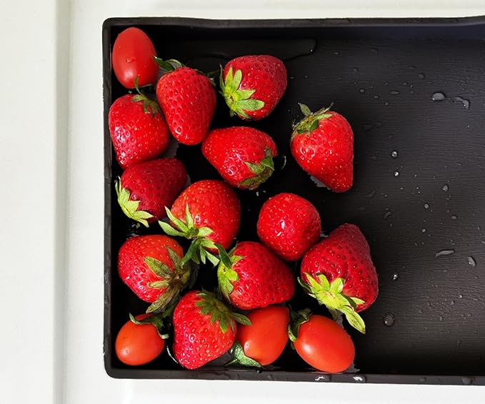 Small Black Serving Tray (9.5 x 7 inch) for Serving Accessory, Spa, Coffee, Drinks, Wine, Tea, Bar, Party, Seasoning, Perfume and Display Use.