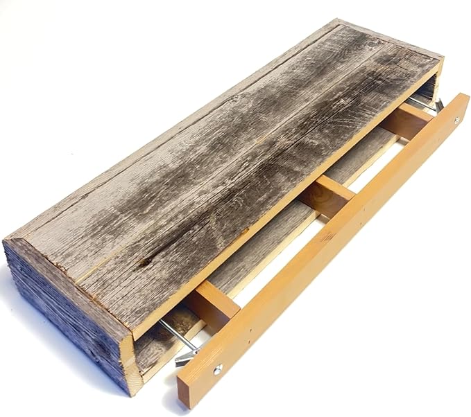 Red River Rustics | Barnwood Floating Shelf Rustic Home Decor | Farmhouse Wall Shelf for Home, Kitchen, or Bathroom