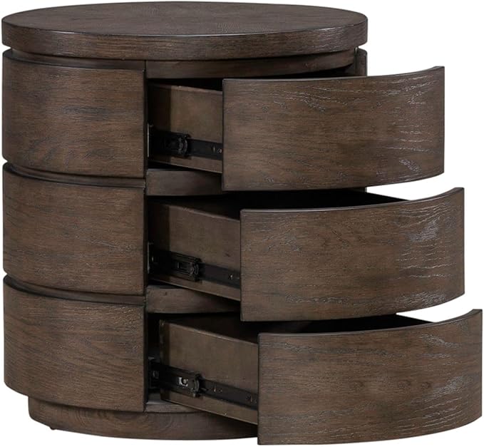 Liberty Furniture Cascade Falls Living Room Opt 3 Piece Set - Cocktail Table, 2 Round End Tables - Satin Espresso