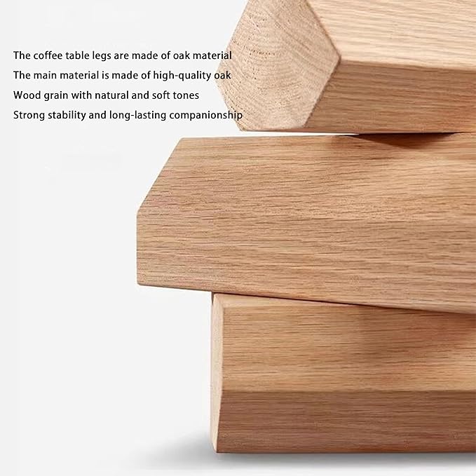 EASYSOUL Modern Glass Coffee Table, 44.88" D x 32.28" W x 15.75" H, Abstract Round Tea Tables for Living Room Home Office Industrial Cocktail Tables (Black-Brown Glass, 44.88")