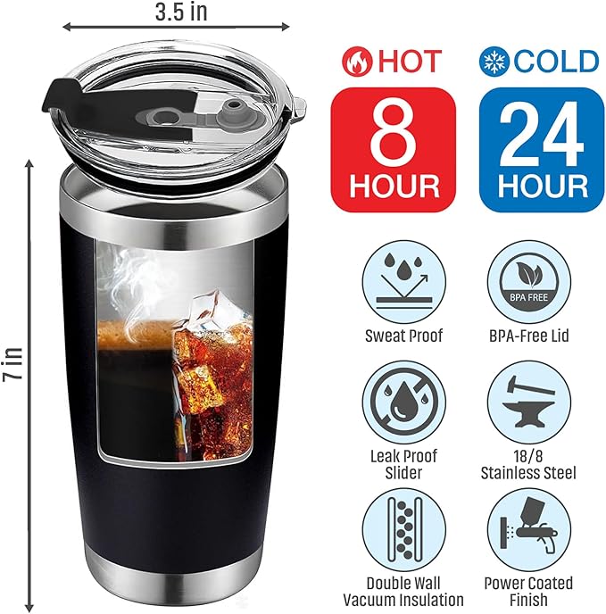 Christmas Gifts for Dad, Men - Gifts for Dad from Daughter, Son - Dads Birthday Gift Ideas, Happy Birthday gifts for Dads, Fathers - Best Dad Ever Gift, Present for dads - 20 Oz dad Tumbler