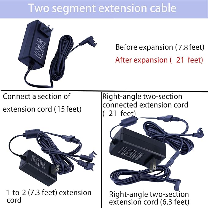 Universal Recliner Power Supply, AC/DC Power Adapter， 29V 2A 2-Pin Adapter 100-240V Wall Plug-in Recline Adapter for Electric Recliner/Sofa/Couch/Lift Chair/Standing Desk Compatible