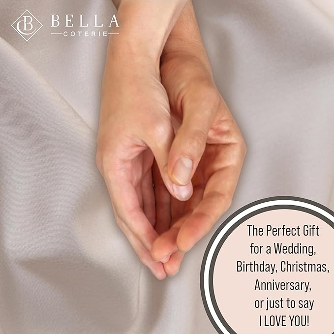 Bella Coterie 6 Piece Luxury Bamboo Viscose Queen Size Sheet Set | 100% Organically Grown | Cooling for Hot Sleepers | 18" Deep Pocket | Soft & Hypoallergenic | 4 Pillowcases [Dune]