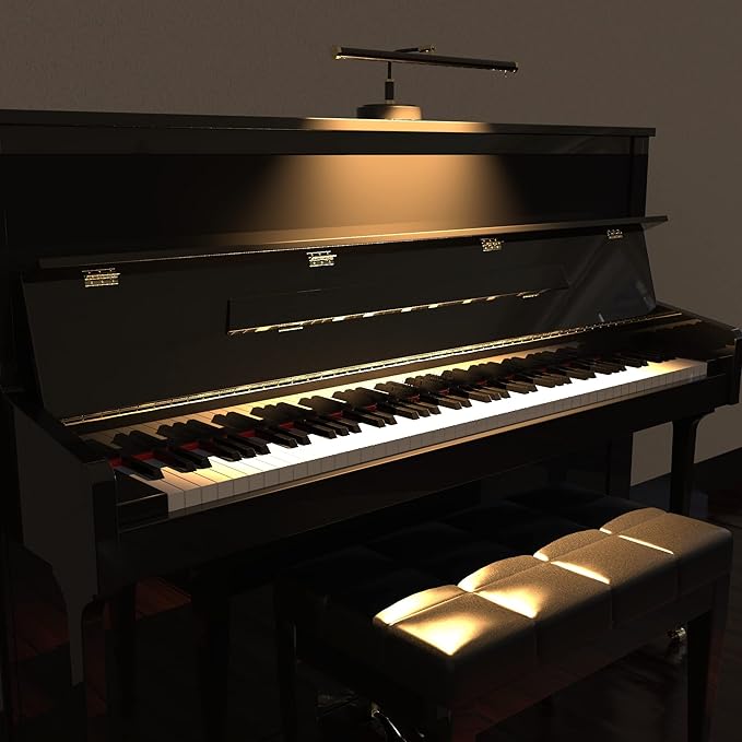 Cocoweb 19" Mahogany Bronze LED Directional Piano Desk Lamp - PLED101MBD (Mahogany Bronze)