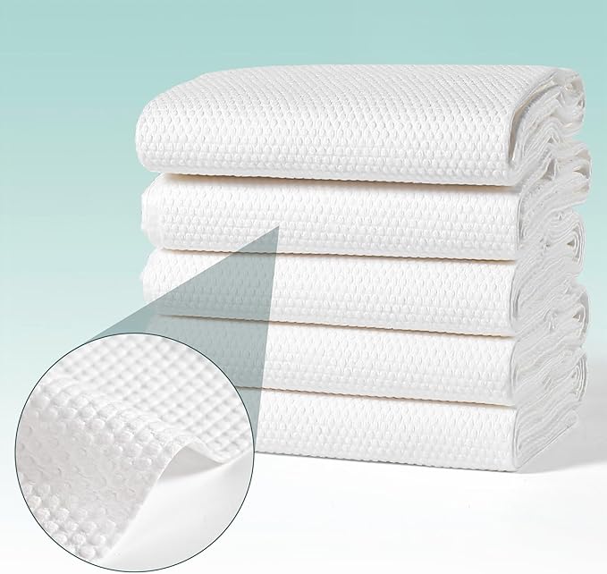 Disposable Bath Towels, Extra Large 57"x28", Ultra Thick, Soft Yet Durable, Individually Wrapped Travel Pack for Business Trip Workout Swimming Camping & Guest Towels (4 Towels in 1 Box)