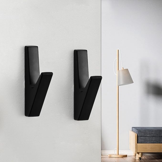 5 Pack Coat Hook,Wall Hooks,Coat Hooks Wall Mount, Metal Wall Hooks Holder for Hanging Clothes, Hats, Bags, Towels, Keys