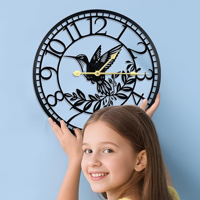 Big Wall Clock - Wall Clocks for Living Room Decor, Quiet and No Ticking Suitable for Wall Decor, Living Room Decoration, Kitchen Decoration
